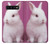 W3870 Cute Baby Bunny Hülle Schutzhülle Taschen und Leder Flip für Samsung Galaxy S10