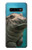 W3871 Cute Baby Hippo Hippopotamus Hülle Schutzhülle Taschen und Leder Flip für Samsung Galaxy S10