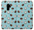 W3860 Coconut Dot Pattern Hülle Schutzhülle Taschen und Leder Flip für Samsung Galaxy S9 Plus