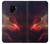 W3897 Red Nebula Space Hülle Schutzhülle Taschen und Leder Flip für Samsung Galaxy S9