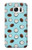 W3860 Coconut Dot Pattern Hülle Schutzhülle Taschen und Leder Flip für Samsung Galaxy S7