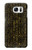 W3869 Ancient Egyptian Hieroglyphic Hülle Schutzhülle Taschen und Leder Flip für Samsung Galaxy S7