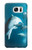 W3878 Dolphin Hülle Schutzhülle Taschen und Leder Flip für Samsung Galaxy S7