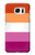 W3887 Lesbian Pride Flag Hülle Schutzhülle Taschen und Leder Flip für Samsung Galaxy S7