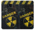 W3891 Nuclear Hazard Danger Hülle Schutzhülle Taschen und Leder Flip für Samsung Galaxy S7