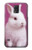 W3870 Cute Baby Bunny Hülle Schutzhülle Taschen und Leder Flip für Samsung Galaxy S5