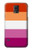 W3887 Lesbian Pride Flag Hülle Schutzhülle Taschen und Leder Flip für Samsung Galaxy S5