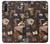W3877 Dark Academia Hülle Schutzhülle Taschen und Leder Flip für Samsung Galaxy Note 10