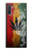 W3890 Reggae Rasta Flag Smoke Hülle Schutzhülle Taschen und Leder Flip für Samsung Galaxy Note 10