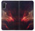W3897 Red Nebula Space Hülle Schutzhülle Taschen und Leder Flip für Samsung Galaxy Note 10