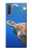 W3898 Sea Turtle Hülle Schutzhülle Taschen und Leder Flip für Samsung Galaxy Note 10