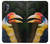 W3876 Colorful Hornbill Hülle Schutzhülle Taschen und Leder Flip für Samsung Galaxy Note 10 Plus