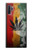W3890 Reggae Rasta Flag Smoke Hülle Schutzhülle Taschen und Leder Flip für Samsung Galaxy Note 10 Plus