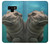 W3871 Cute Baby Hippo Hippopotamus Hülle Schutzhülle Taschen und Leder Flip für Note 9 Samsung Galaxy Note9