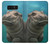 W3871 Cute Baby Hippo Hippopotamus Hülle Schutzhülle Taschen und Leder Flip für Note 8 Samsung Galaxy Note8
