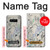 W3882 Flying Enroute Chart Hülle Schutzhülle Taschen und Leder Flip für Note 8 Samsung Galaxy Note8