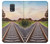 W3866 Railway Straight Train Track Hülle Schutzhülle Taschen und Leder Flip für Samsung Galaxy Note 4