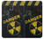 W3891 Nuclear Hazard Danger Hülle Schutzhülle Taschen und Leder Flip für Samsung Galaxy Note 4