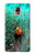 W3893 Ocellaris clownfish Hülle Schutzhülle Taschen und Leder Flip für Samsung Galaxy Note 4