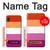 W3887 Lesbian Pride Flag Hülle Schutzhülle Taschen und Leder Flip für Samsung Galaxy A10e