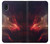 W3897 Red Nebula Space Hülle Schutzhülle Taschen und Leder Flip für Samsung Galaxy A10e