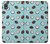W3860 Coconut Dot Pattern Hülle Schutzhülle Taschen und Leder Flip für Samsung Galaxy A10