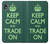 W3862 Keep Calm and Trade On Hülle Schutzhülle Taschen und Leder Flip für Samsung Galaxy A10