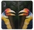 W3876 Colorful Hornbill Hülle Schutzhülle Taschen und Leder Flip für Samsung Galaxy A10