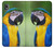 W3888 Macaw Face Bird Hülle Schutzhülle Taschen und Leder Flip für Samsung Galaxy A10