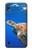 W3898 Sea Turtle Hülle Schutzhülle Taschen und Leder Flip für Samsung Galaxy A10