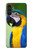 W3888 Macaw Face Bird Hülle Schutzhülle Taschen und Leder Flip für Samsung Galaxy A13 5G