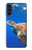 W3898 Sea Turtle Hülle Schutzhülle Taschen und Leder Flip für Samsung Galaxy A13 5G