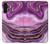 W3896 Purple Marble Gold Streaks Hülle Schutzhülle Taschen und Leder Flip für Samsung Galaxy A13 4G