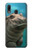 W3871 Cute Baby Hippo Hippopotamus Hülle Schutzhülle Taschen und Leder Flip für Samsung Galaxy A20, Galaxy A30