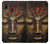W3874 Buddha Face Ohm Symbol Hülle Schutzhülle Taschen und Leder Flip für Samsung Galaxy A20, Galaxy A30