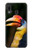 W3876 Colorful Hornbill Hülle Schutzhülle Taschen und Leder Flip für Samsung Galaxy A20, Galaxy A30