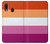 W3887 Lesbian Pride Flag Hülle Schutzhülle Taschen und Leder Flip für Samsung Galaxy A20, Galaxy A30