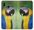 W3888 Macaw Face Bird Hülle Schutzhülle Taschen und Leder Flip für Samsung Galaxy A20, Galaxy A30