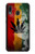 W3890 Reggae Rasta Flag Smoke Hülle Schutzhülle Taschen und Leder Flip für Samsung Galaxy A20, Galaxy A30