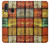 W3861 Colorful Container Block Hülle Schutzhülle Taschen und Leder Flip für Samsung Galaxy A20e