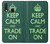 W3862 Keep Calm and Trade On Hülle Schutzhülle Taschen und Leder Flip für Samsung Galaxy A20e