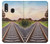 W3866 Railway Straight Train Track Hülle Schutzhülle Taschen und Leder Flip für Samsung Galaxy A20e