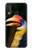 W3876 Colorful Hornbill Hülle Schutzhülle Taschen und Leder Flip für Samsung Galaxy A20e