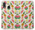 W3883 Fruit Pattern Hülle Schutzhülle Taschen und Leder Flip für Samsung Galaxy A20e