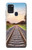 W3866 Railway Straight Train Track Hülle Schutzhülle Taschen und Leder Flip für Samsung Galaxy A21s