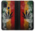 W3890 Reggae Rasta Flag Smoke Hülle Schutzhülle Taschen und Leder Flip für Samsung Galaxy A21s