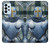 W3864 Medieval Templar Heavy Armor Knight Hülle Schutzhülle Taschen und Leder Flip für Samsung Galaxy A23