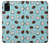 W3860 Coconut Dot Pattern Hülle Schutzhülle Taschen und Leder Flip für Samsung Galaxy A31