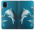 W3878 Dolphin Hülle Schutzhülle Taschen und Leder Flip für Samsung Galaxy A31
