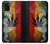 W3890 Reggae Rasta Flag Smoke Hülle Schutzhülle Taschen und Leder Flip für Samsung Galaxy A31